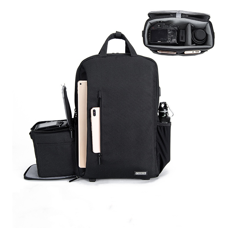 Laptop Backpack 15.6 - Большой рюкзак для камеры DSLR/SLR/беззеркальная фотография
