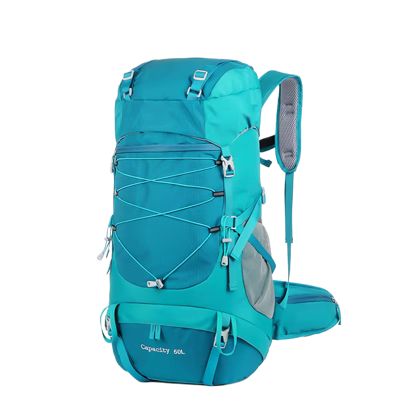 Rain Cover Backpack - 50-литровый походный рюкзак с дождевиком, многофункциональная