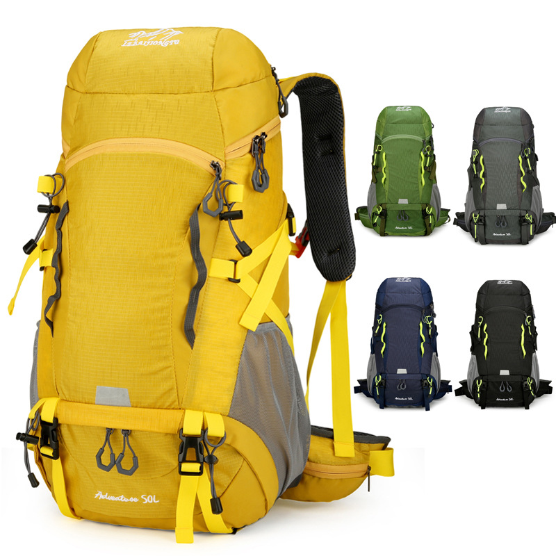 Rain Cover Backpack - 50л водонепроницаемый рюкзак для кемпинга, большая