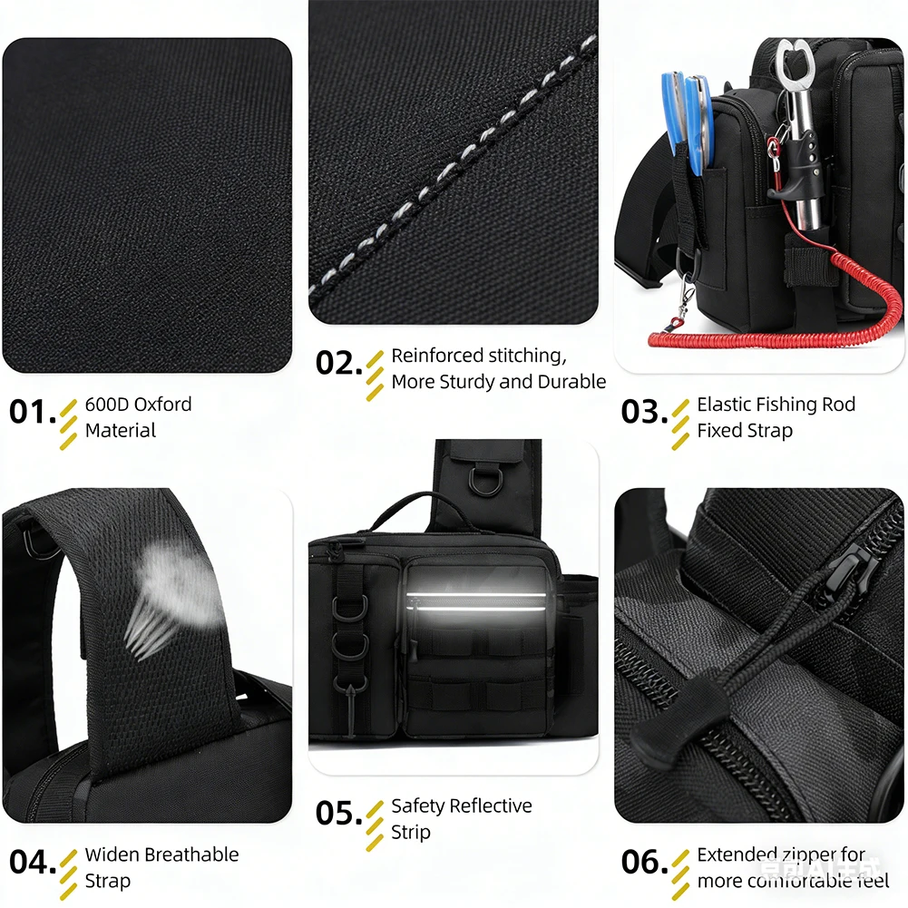 Рыболовный рюкзак с держателем – обзор и цена Hiking Backpack Waterproof