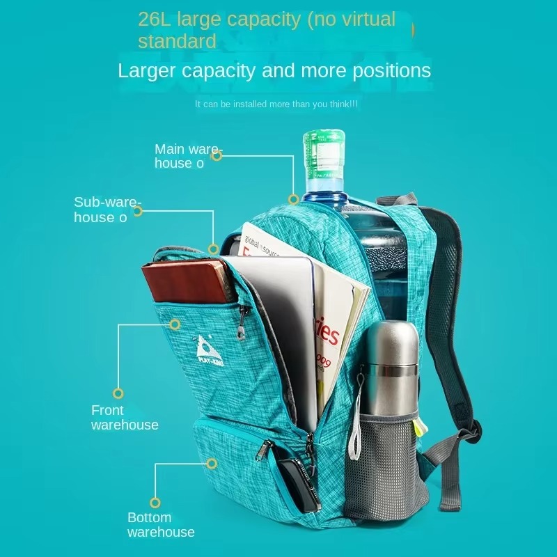 Складной легкий рюкзак для акт – обзор и цена Foldable Backpack Small
