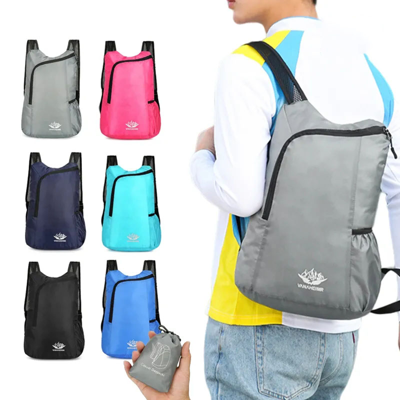 20л легкий уличный рюкзак унис – обзор и цена Foldable Backpack Small