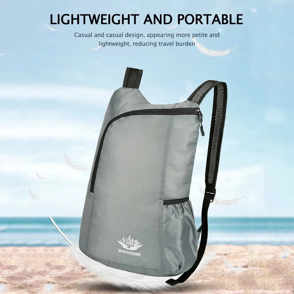 20л легкий уличный рюкзак унис – обзор и цена Foldable Backpack Small