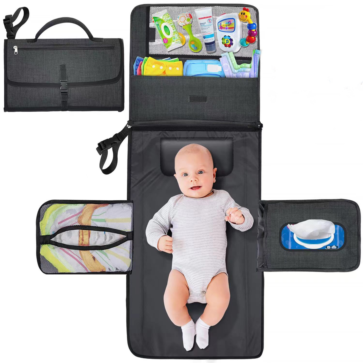 Портативный коврик для пеленан – обзор и цена Backpack Diaper Bag