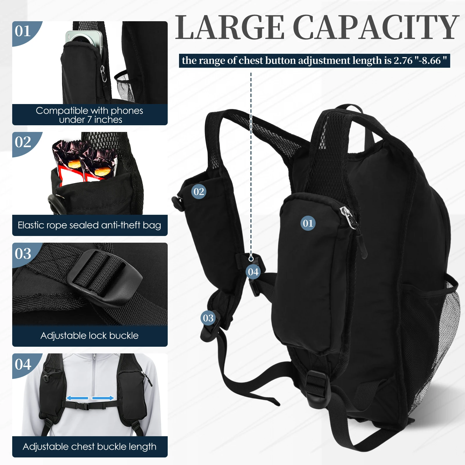 Маленький походный рюкзак на 1 – обзор и цена Foldable Backpack Small