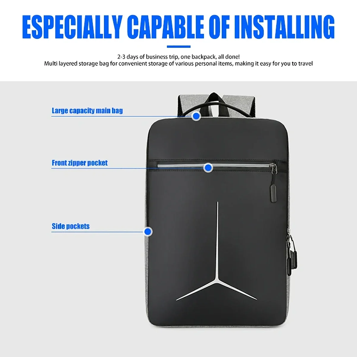 Модный противоугонный водонепр – обзор и цена Travel Backpack Anti Theft
